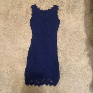 Royal blue dress for teens